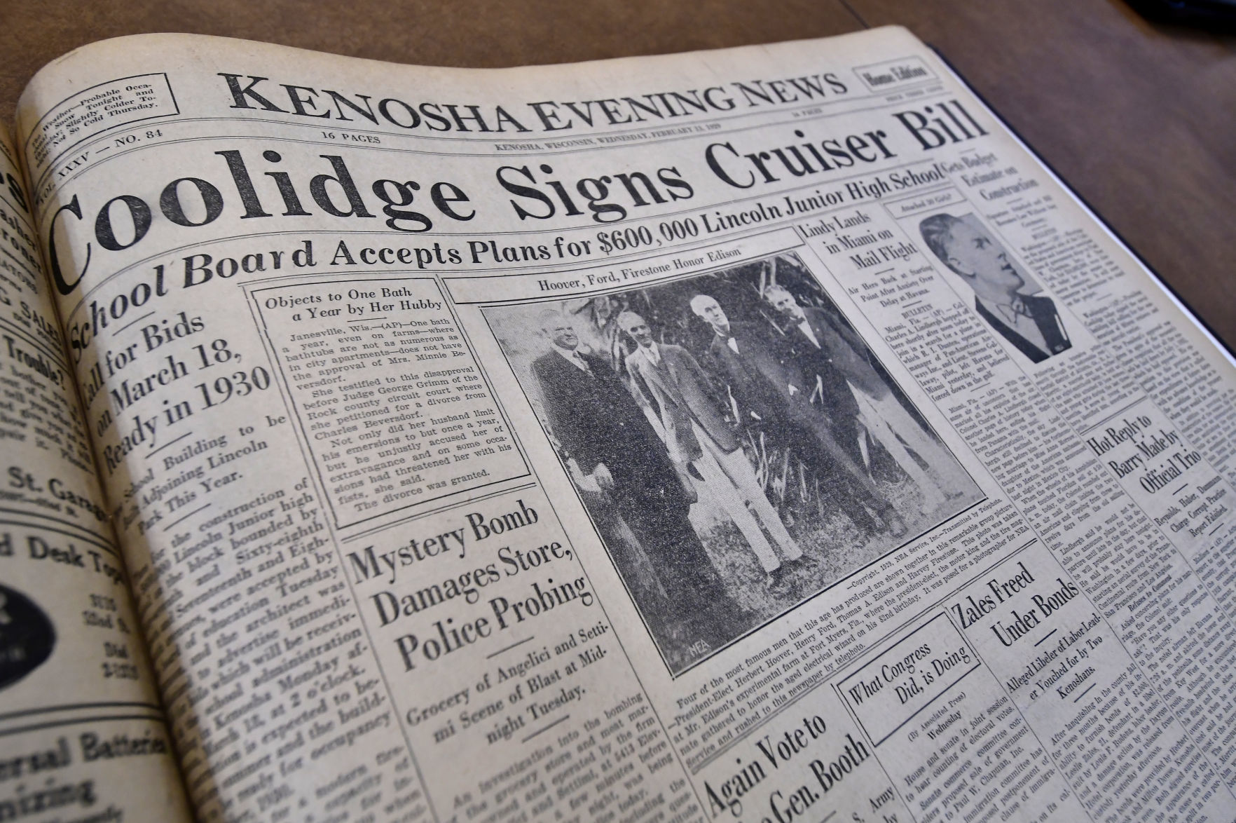 HISTORIC FRONT PAGE